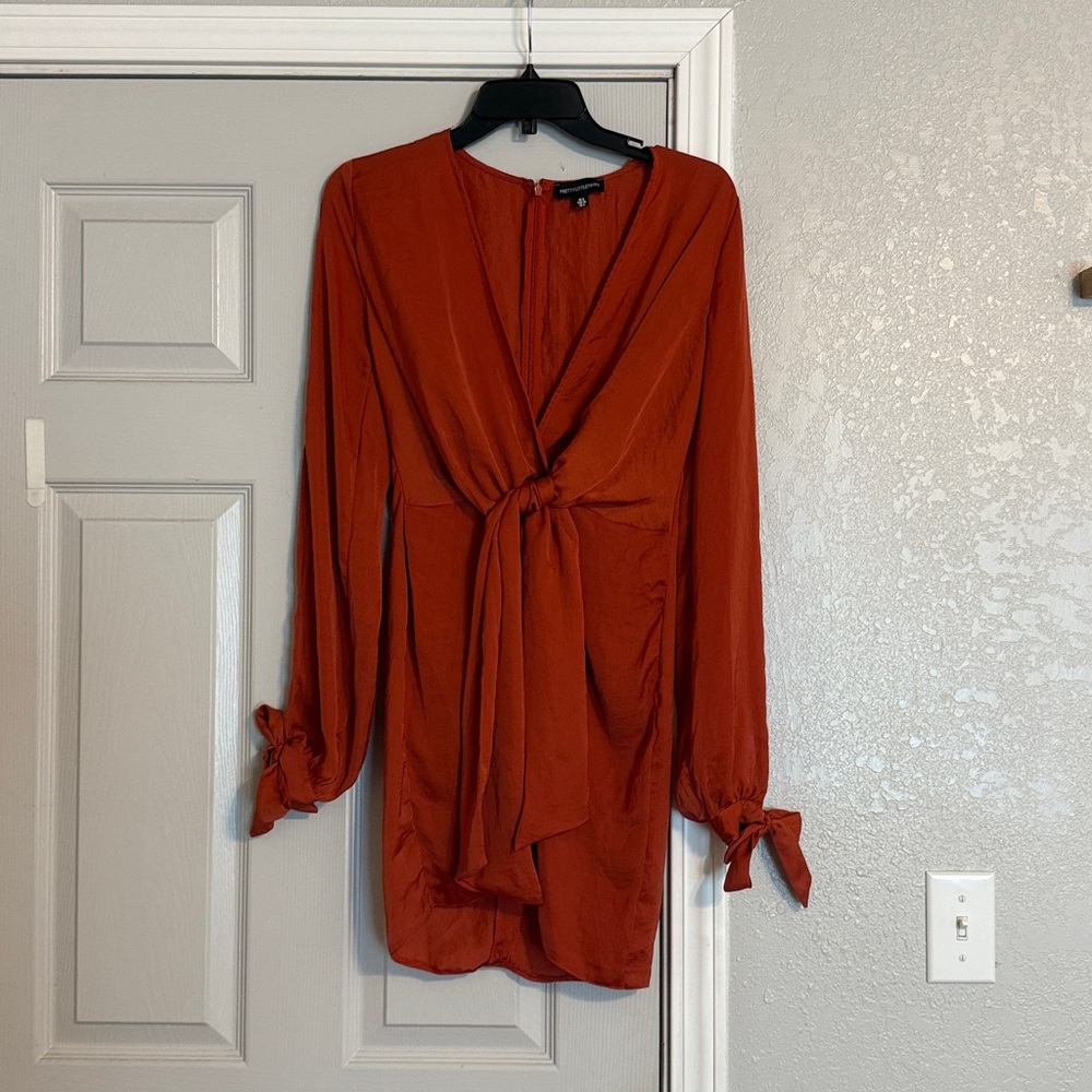 PrettyLittleThing Rustic Mini Dress - Picture 2 of 7